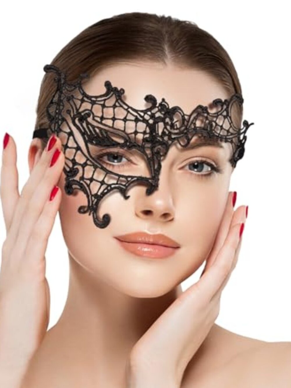 Masquerade Mask for Women Lace Masks for Venetian Party Costume Halloween